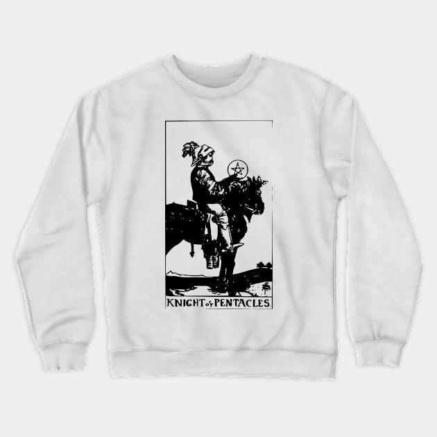 knight of pentacles Crewneck Sweatshirt by Tanguarts